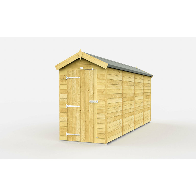 Total Sheds (4x16) Pressure Treated Apex Shed