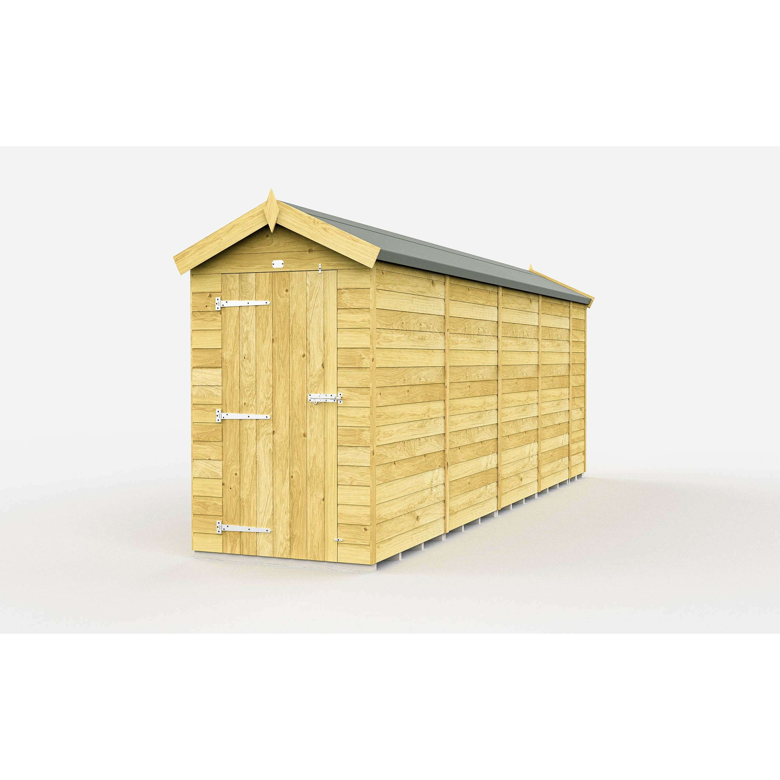 Total Sheds (4x18) Pressure Treated Apex Shed