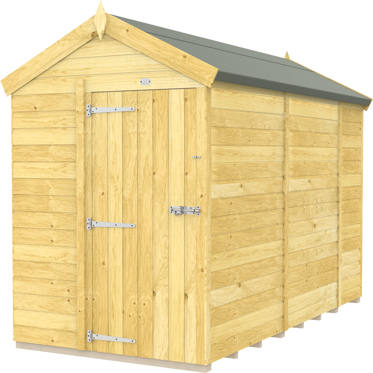 Total Sheds (5x10) Pressure Treated Apex Shed