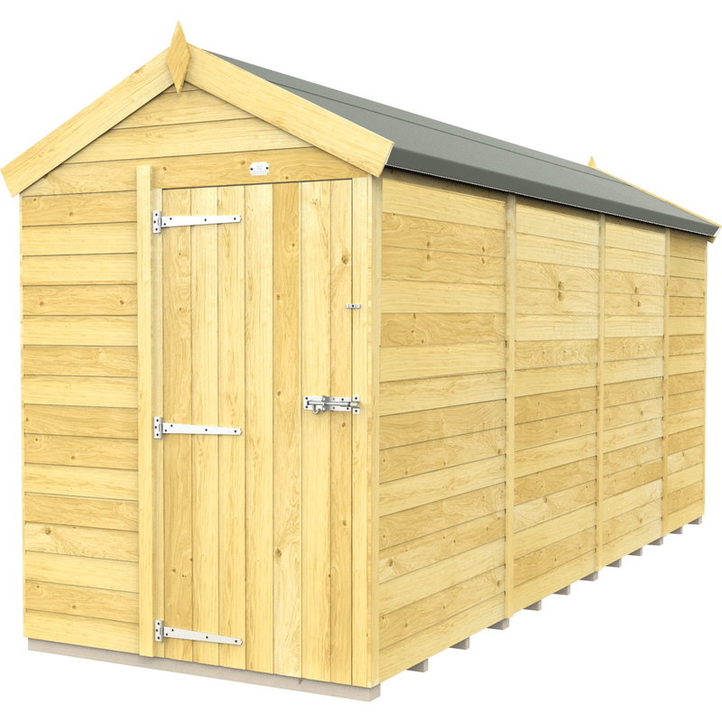 Total Sheds (5x15) Pressure Treated Apex Shed