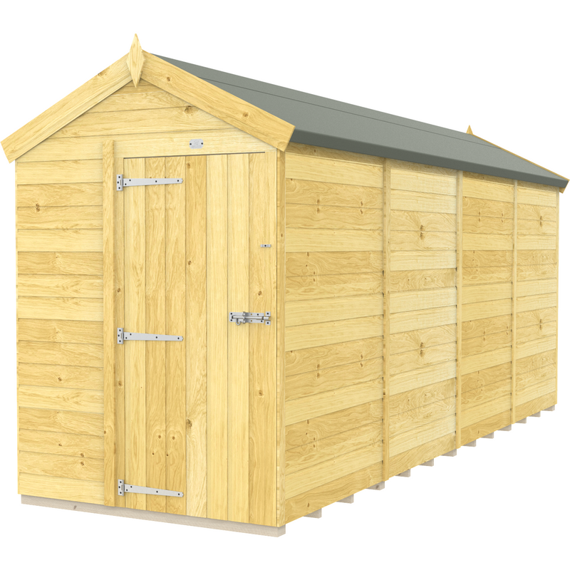 Total Sheds (5x16) Pressure Treated Apex Shed