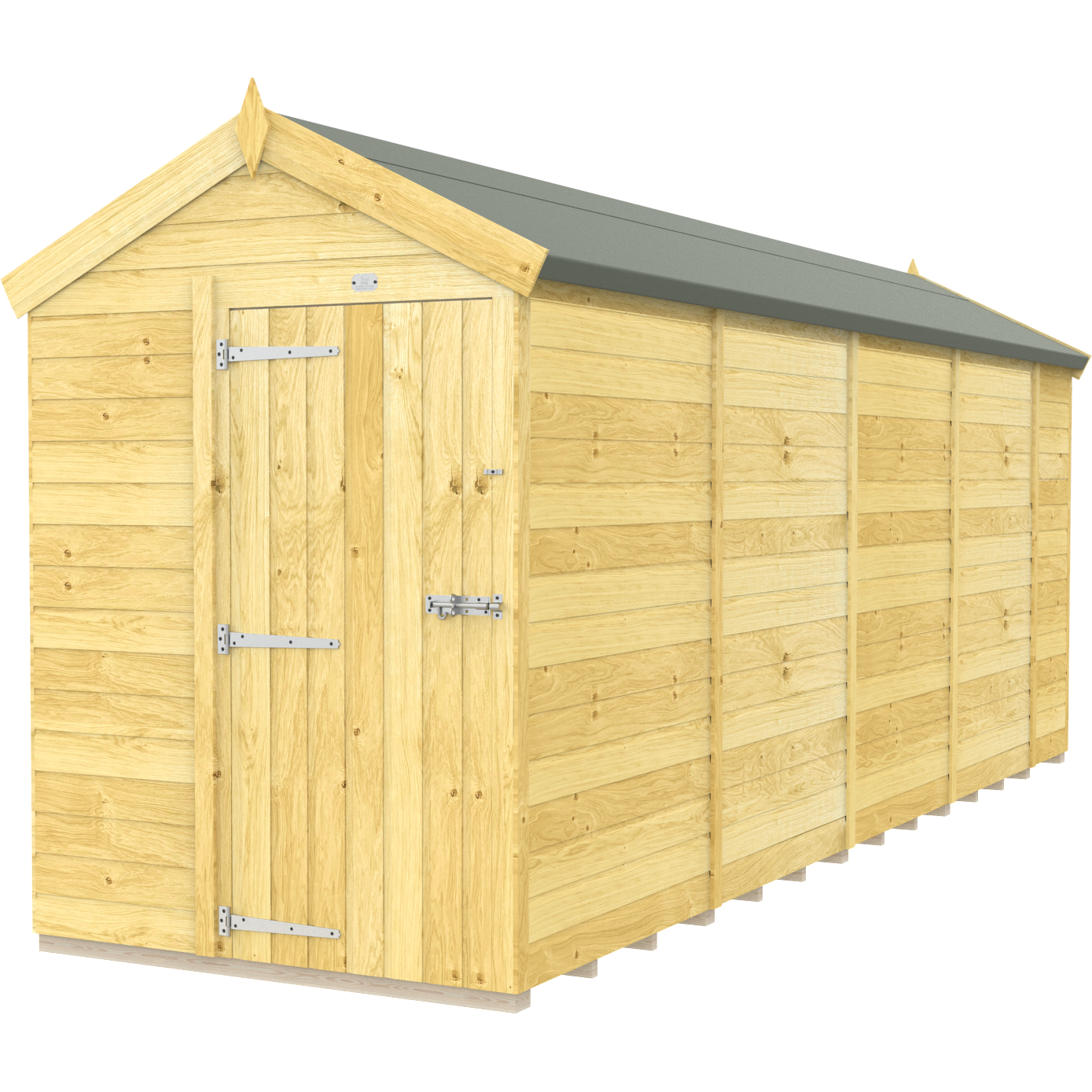 Total Sheds (5x18) Pressure Treated Apex Shed