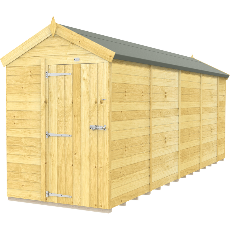Total Sheds (5x18) Pressure Treated Apex Shed