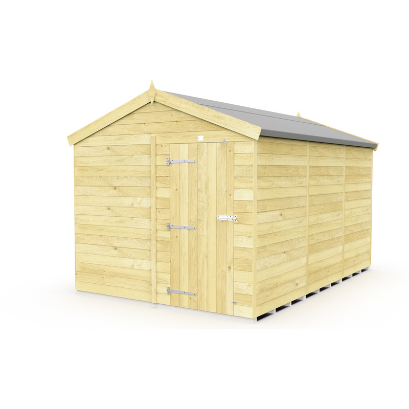 Total Sheds (8x12) Pressure Treated Apex Shed