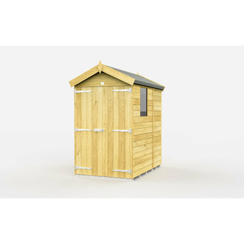 Total Sheds (4x5) Pressure Treated Apex Shed