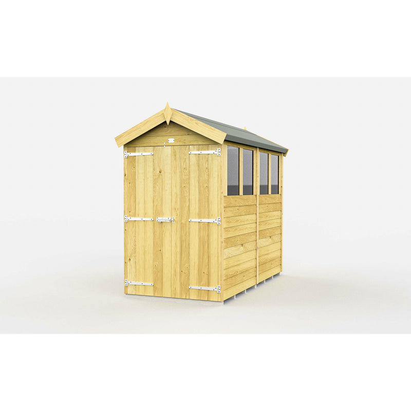 Total Sheds (4x8) Pressure Treated Apex Shed