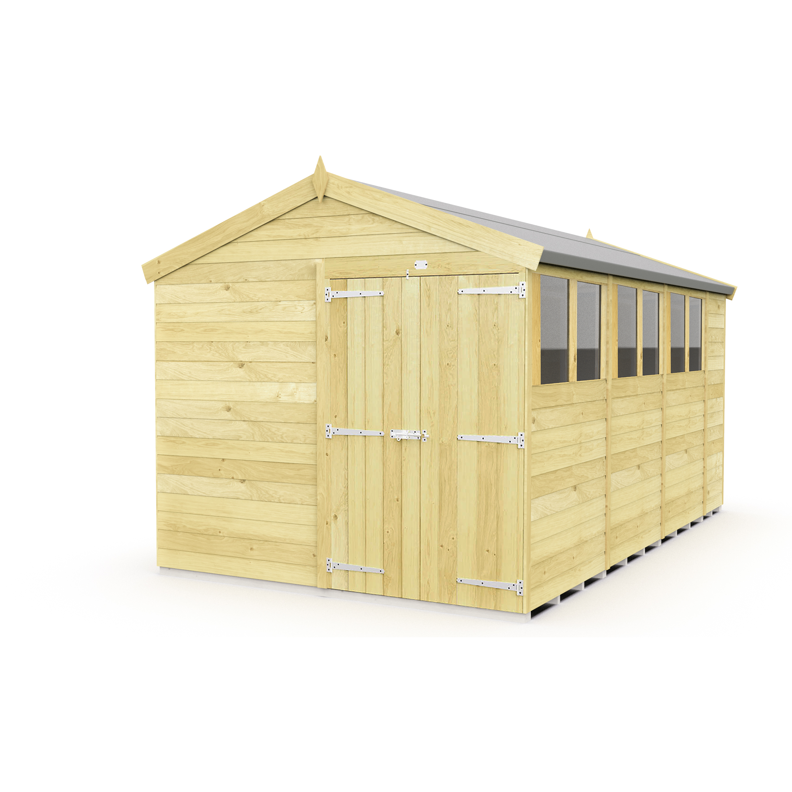 Total Sheds (8x15) Pressure Treated Apex Shed