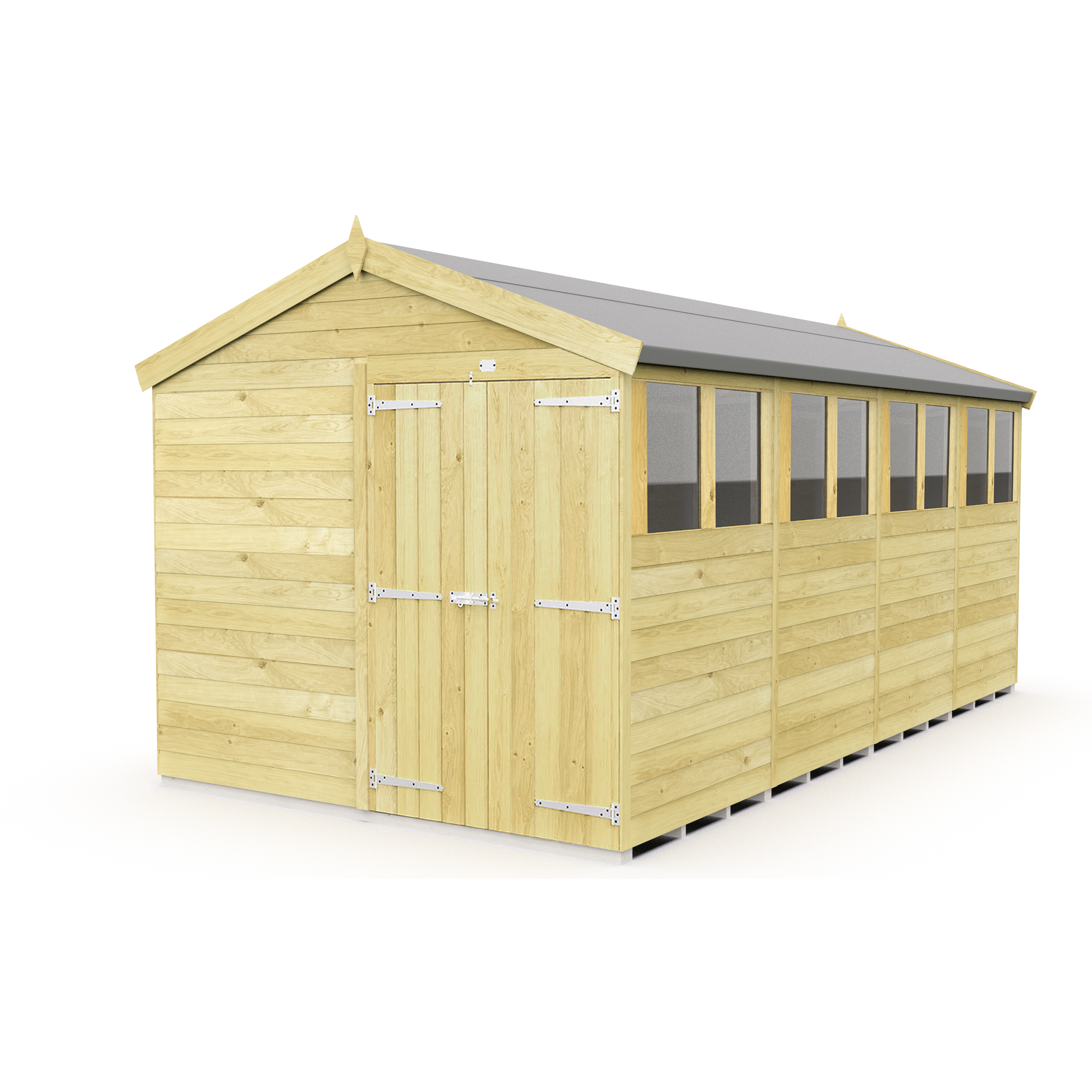 Total Sheds (8x16) Pressure Treated Apex Shed