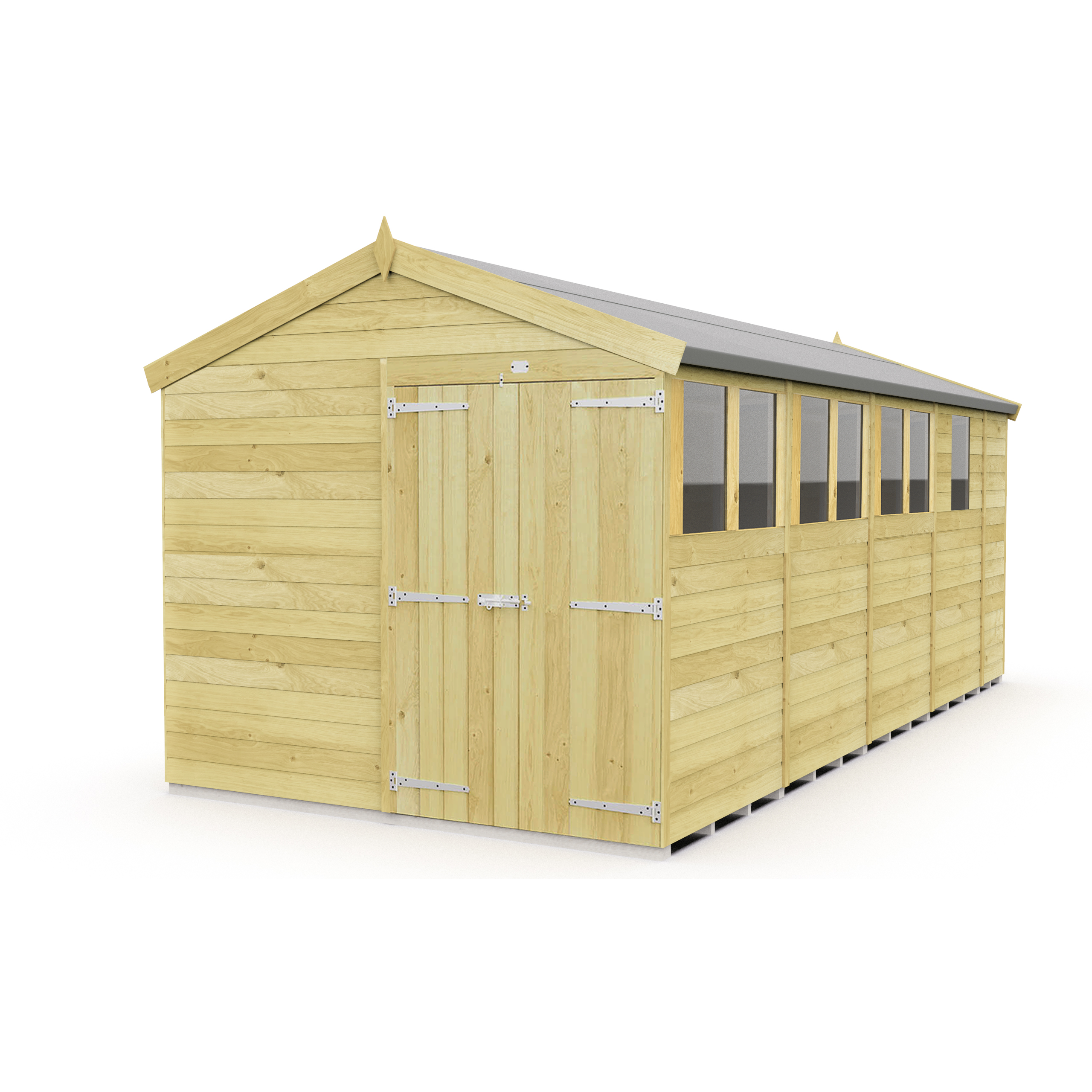 Total Sheds (8x17) Pressure Treated Apex Shed