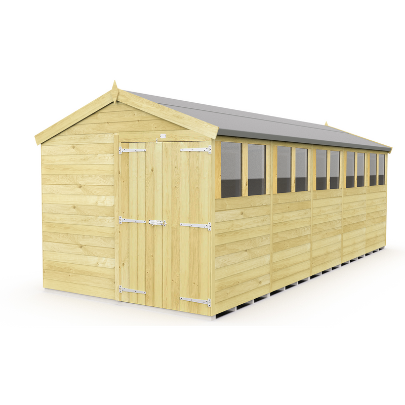 Total Sheds (8x20) Pressure Treated Apex Shed