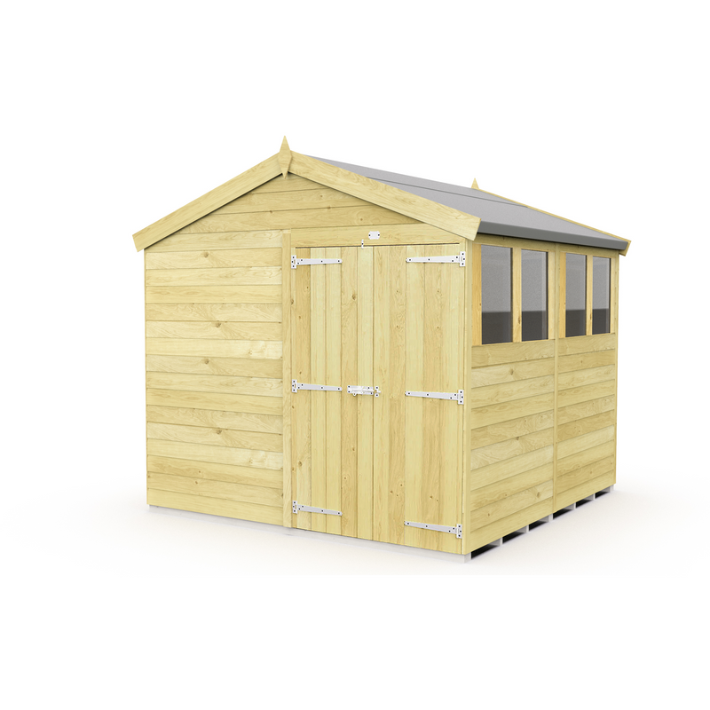 Total Sheds (8x8) Pressure Treated Apex Shed