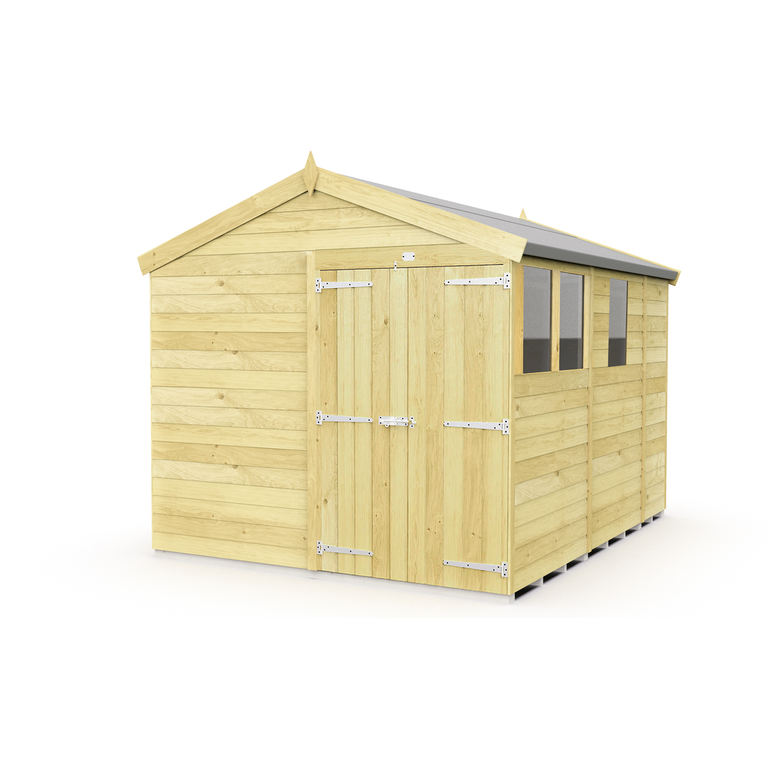 Total Sheds (8x9) Pressure Treated Apex Shed