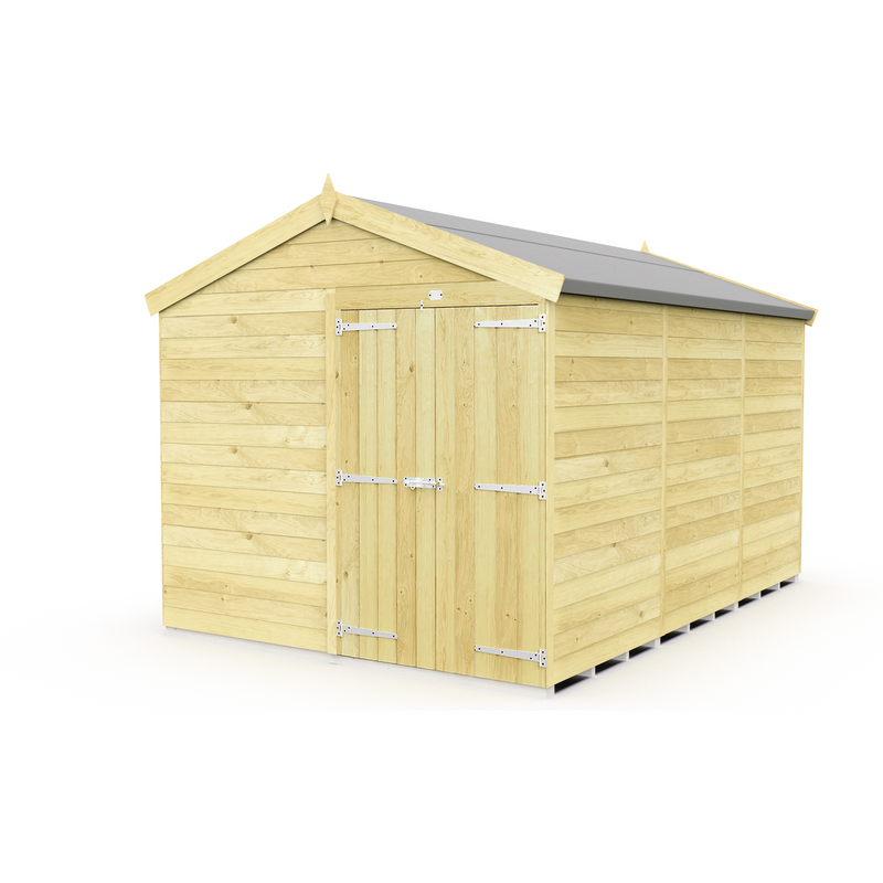 Total Sheds (8x12) Pressure Treated Apex Shed