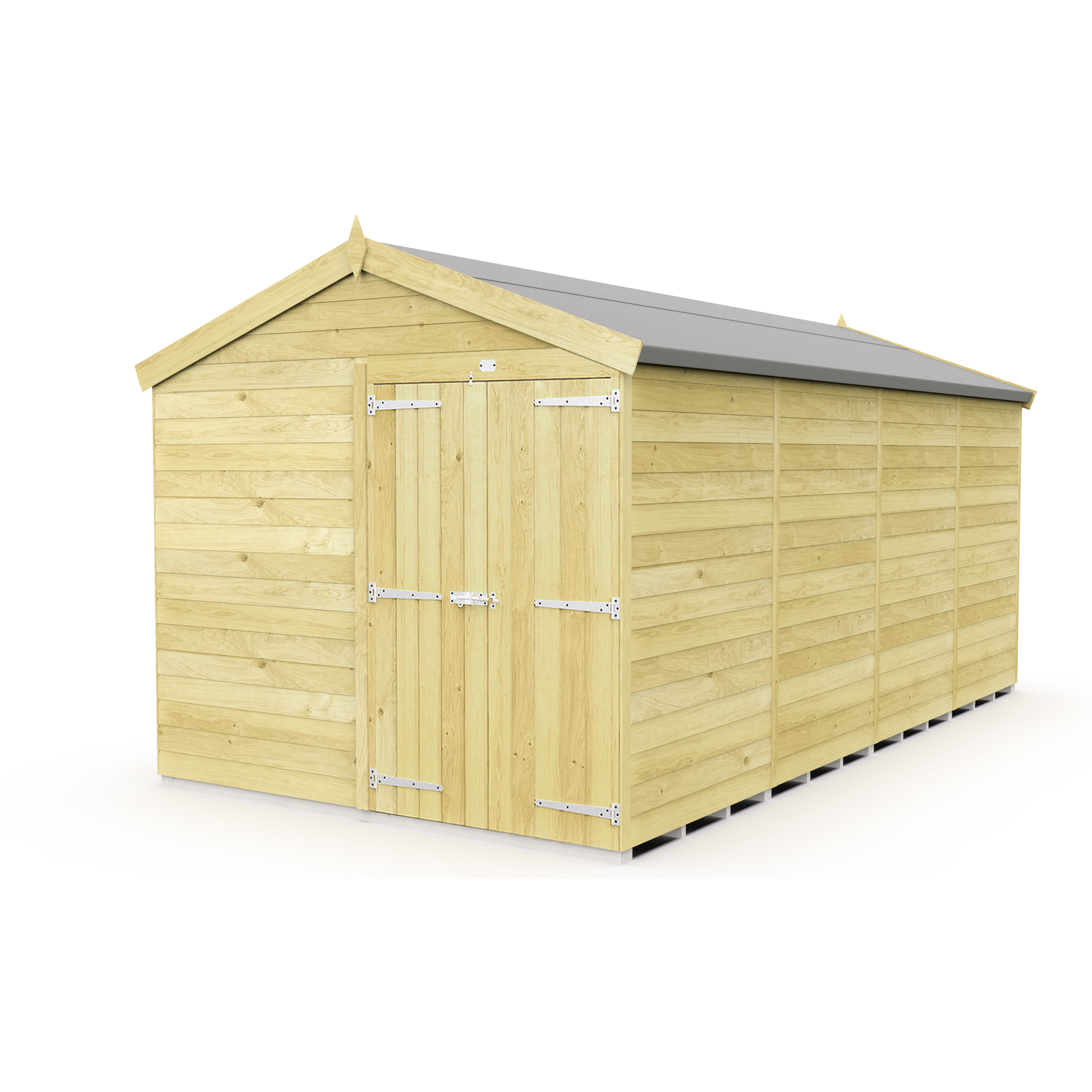 Total Sheds (8x16) Pressure Treated Apex Shed