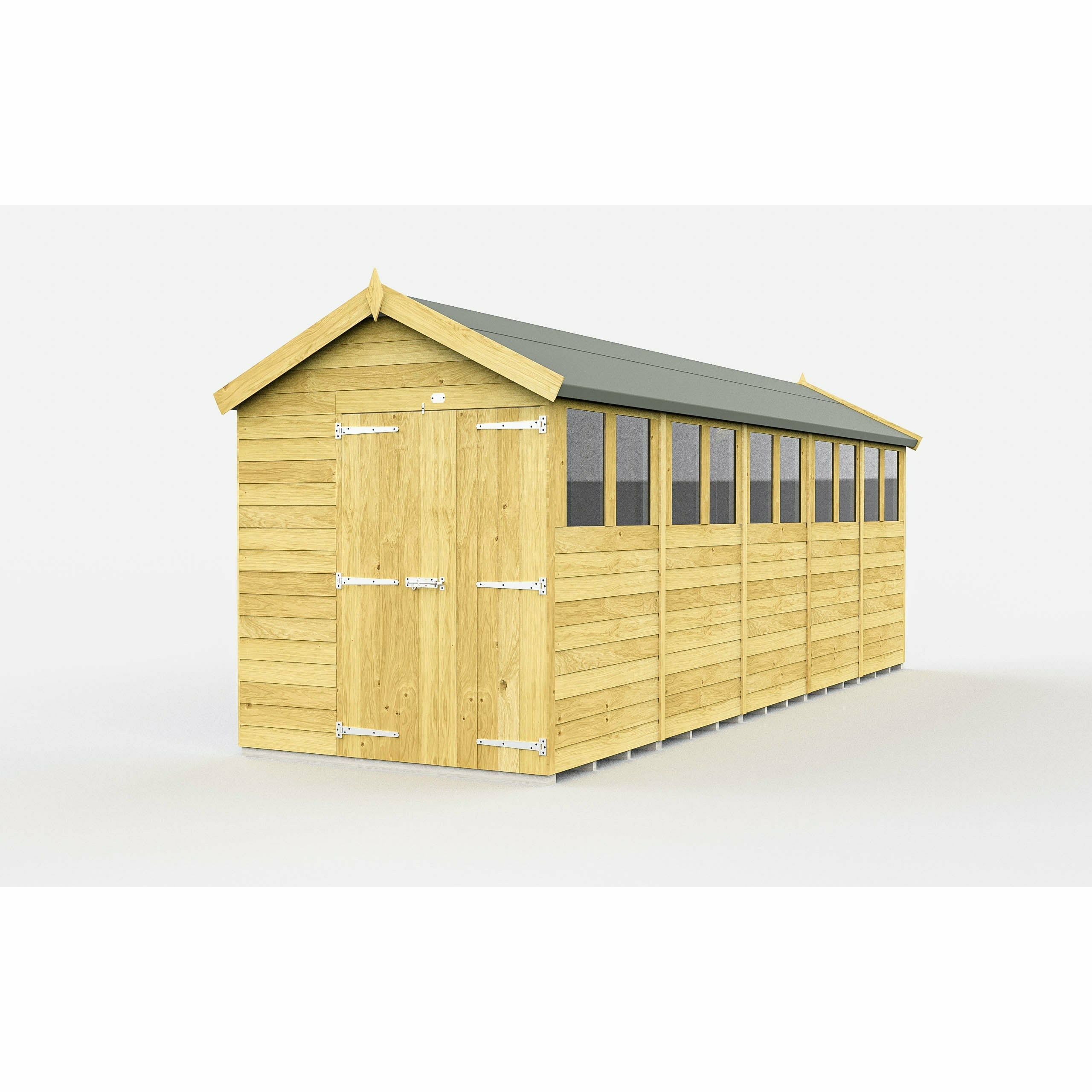 Total Sheds (6x20) Pressure Treated Apex Shed