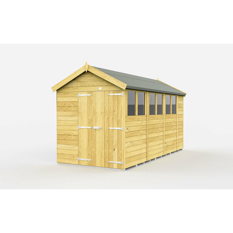 Total Sheds (7x15) Pressure Treated Apex Shed