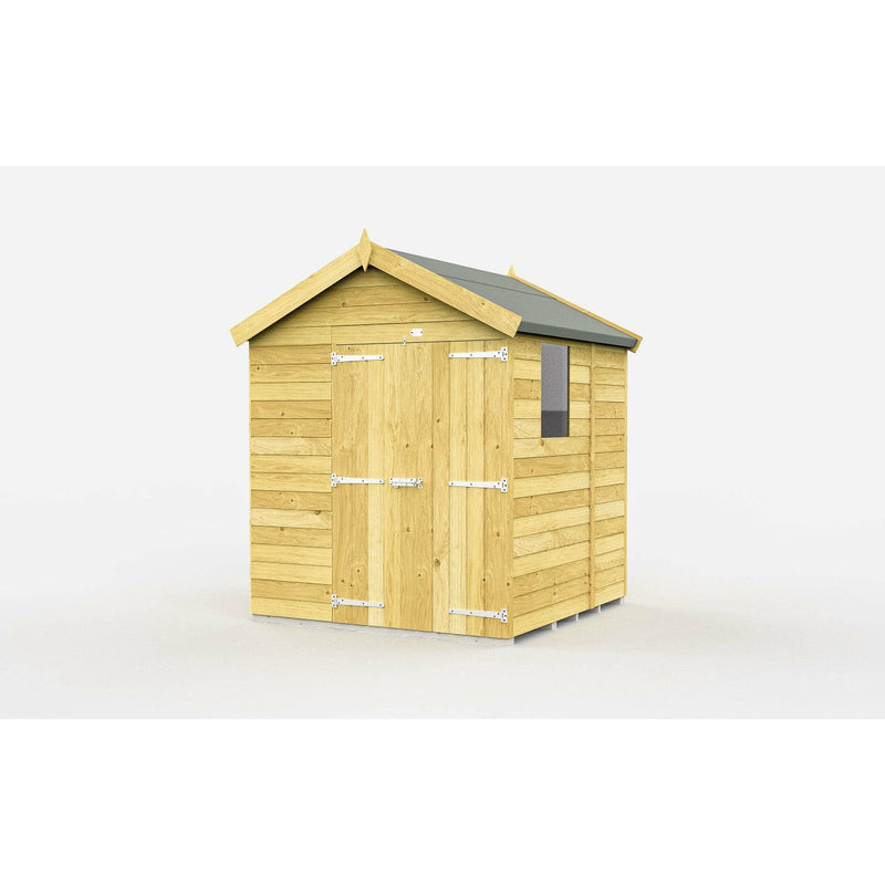 Total Sheds (7x5) Pressure Treated Apex Shed