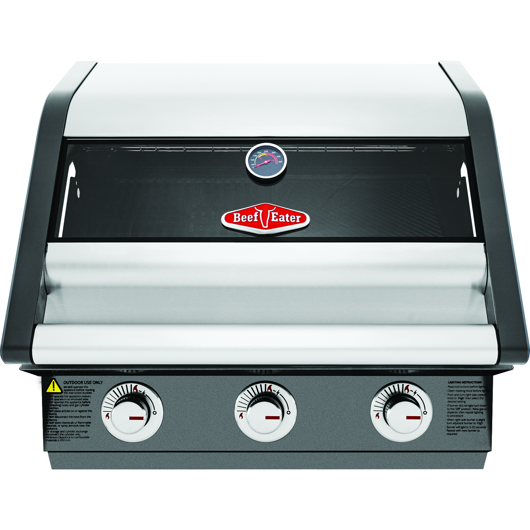 BeefEater 1600E Series - 3 Burner Built In BBQ (BBG1630DAE 5060912590568)
