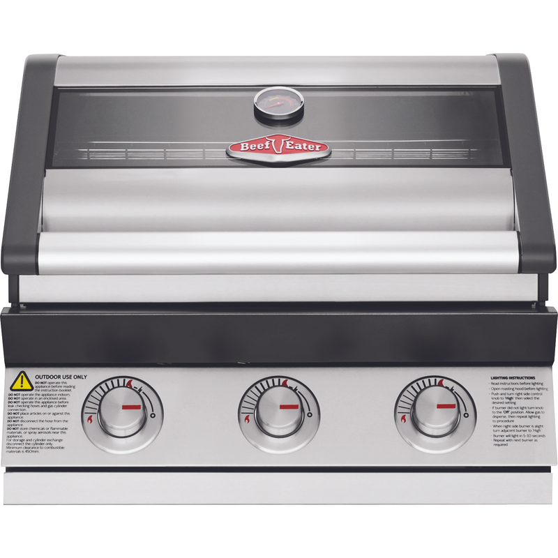 BeefEater 1600S Series - 3 Burner Built In BBQ (BBG1630SAE 5060912590582)