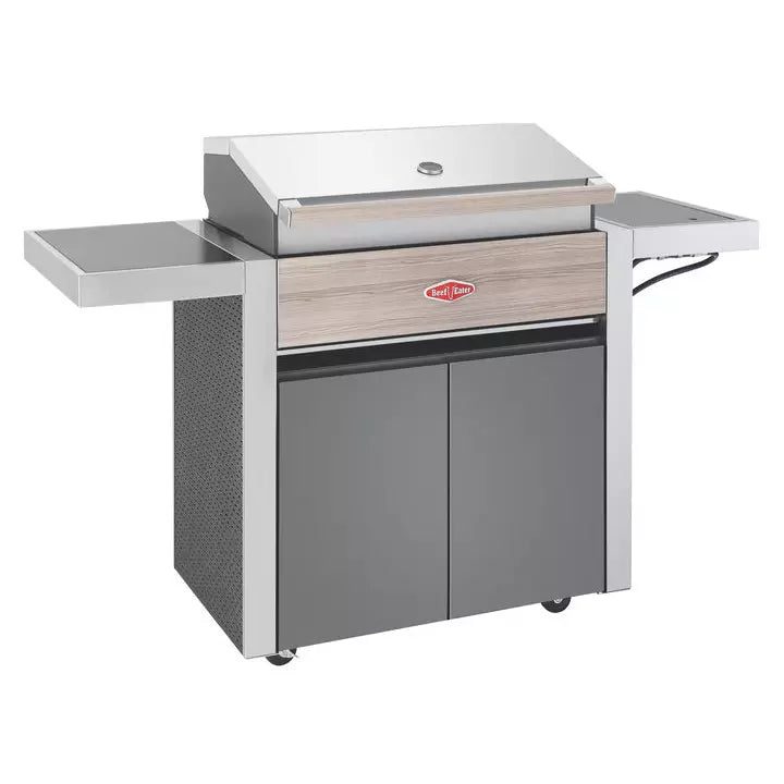 BeefEater 1500 4 Burner BBQ & Side Burner Trolley (BDM1540GA 5060569417416)