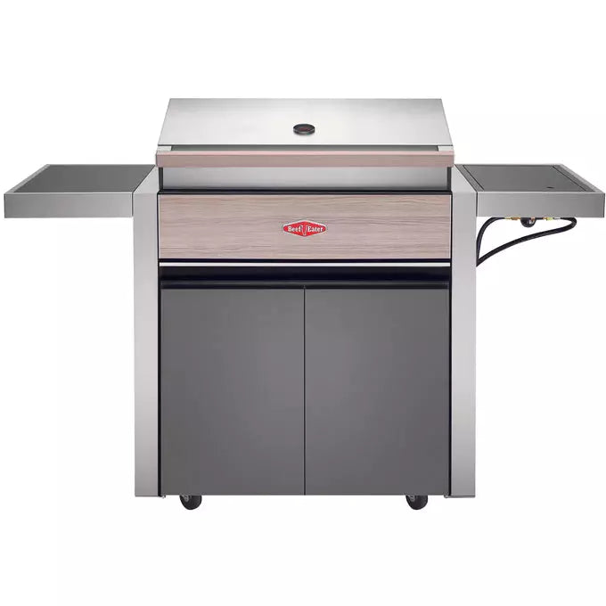 BeefEater 1500 4 Burner BBQ & Side Burner Trolley (BDM1540GA 5060569417416)