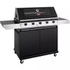 BeefEater 1200E 5 Burner BBQ & Side Burner Trolley (BMG1251BBE 5060569418215)