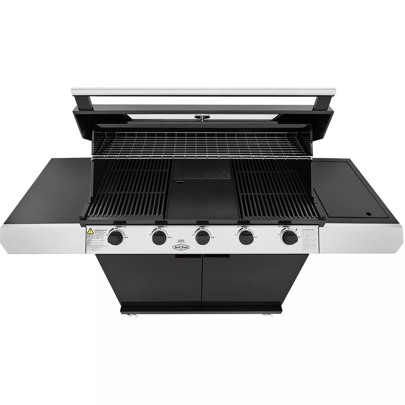 BeefEater 1200E 5 Burner BBQ & Side Burner Trolley (BMG1251BBE 5060569418215)