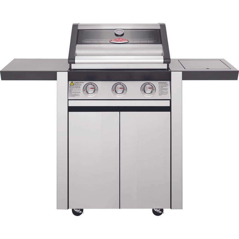 BeefEater 1600S Series - 3 Burner BBQ & Side Burner Trolley (BMG1631SBE 5060912591367)