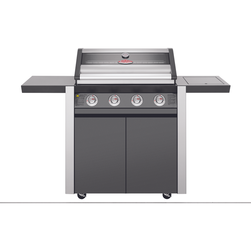 BeefEater 1600E Series - 4 Burner BBQ & Side Burner Trolley (BMG1641BBE 5060912591343)