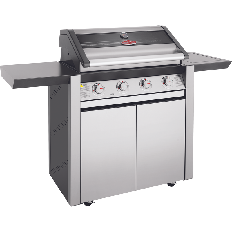 BeefEater 1600S Series - 4 Burner BBQ & Side Burner Trolley (BMG1641SBE 5060912591374)