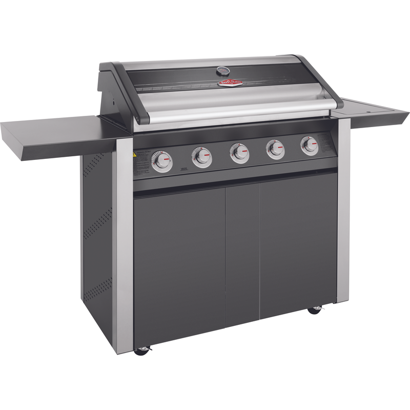 BeefEater 1600E Series - 5 Burner BBQ & Side Burner Trolley (BMG1651BBE 5060912591350)