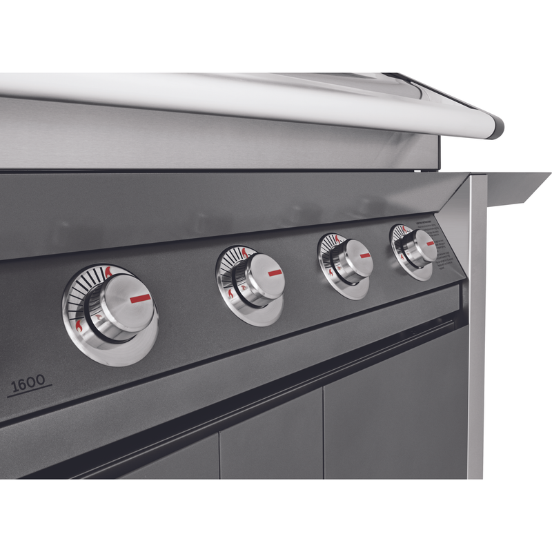 BeefEater 1600E Series - 5 Burner BBQ & Side Burner Trolley (BMG1651BBE 5060912591350)