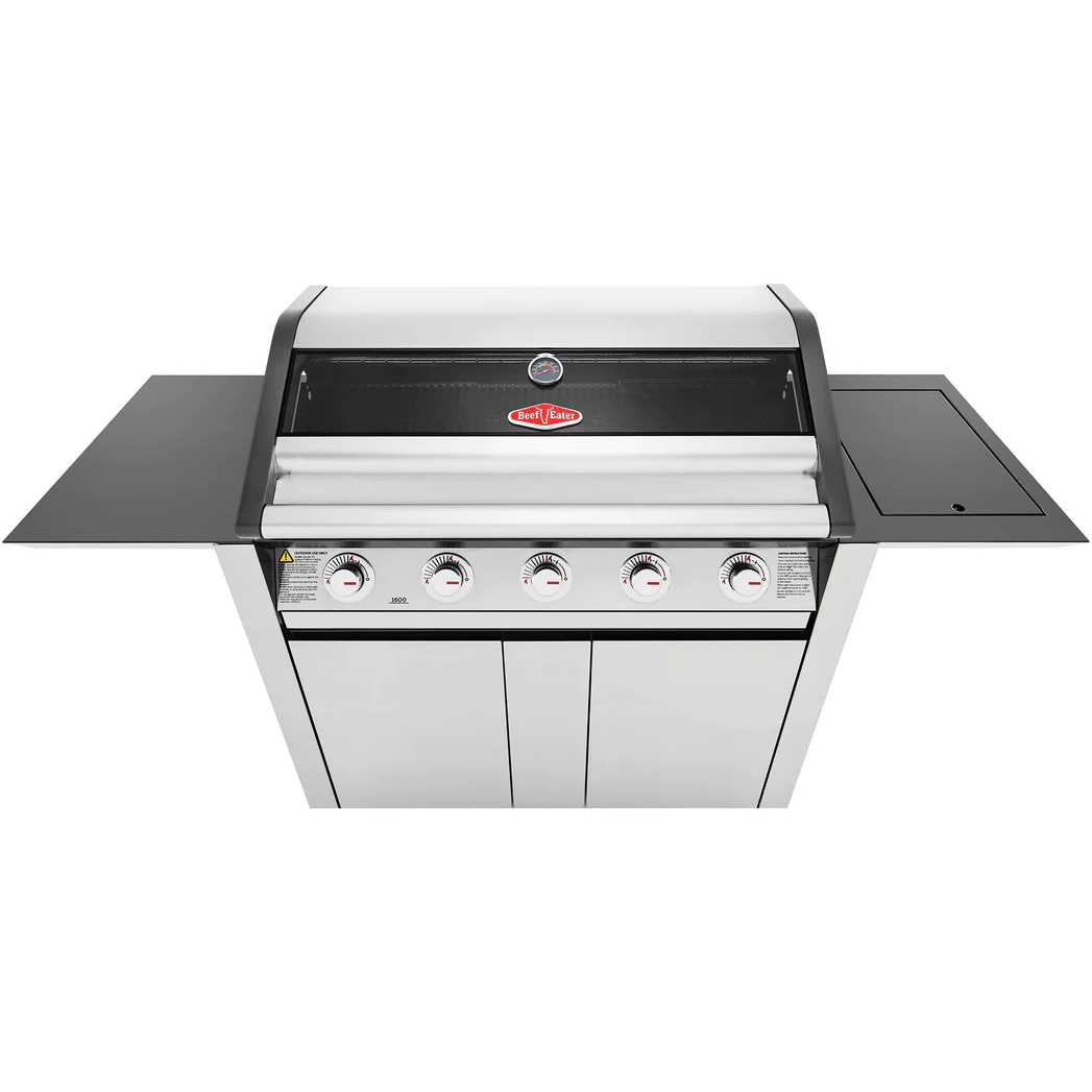 BeefEater 1600S Series - 5 Burner BBQ & Side Burner Trolley (BMG1651SBE 5060912591381)