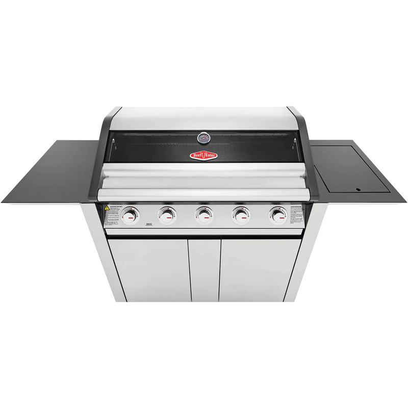 BeefEater 1600S Series - 5 Burner BBQ & Side Burner Trolley (BMG1651SBE 5060912591381)