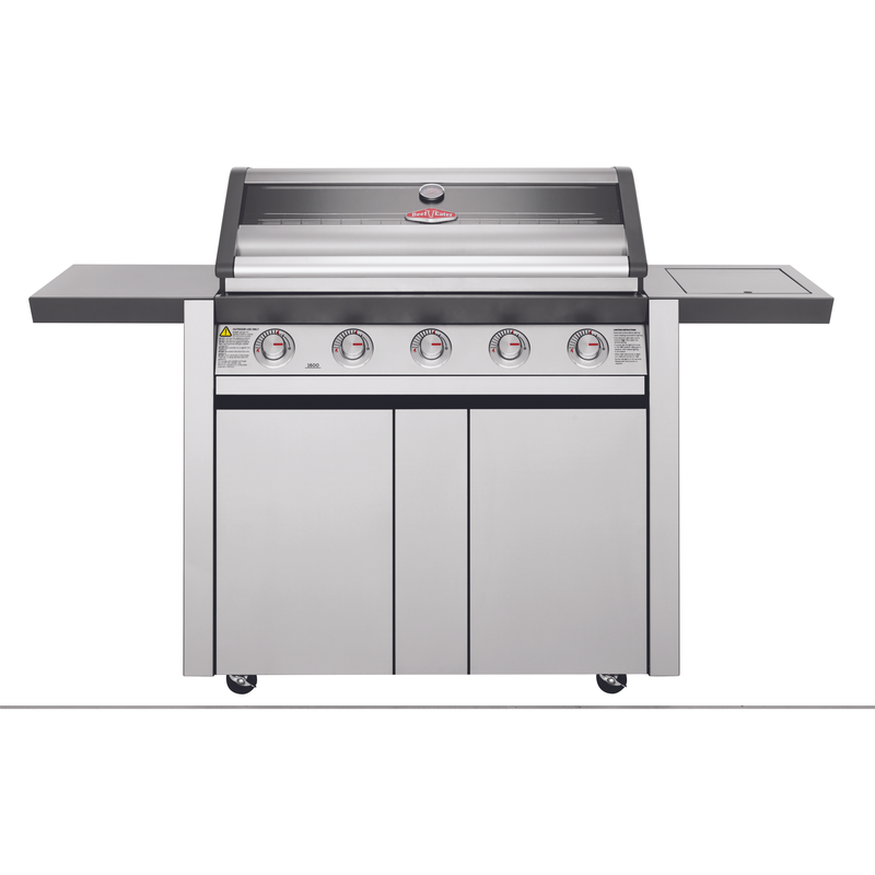 BeefEater 1600S Series - 5 Burner BBQ & Side Burner Trolley (BMG1651SBE 5060912591381)