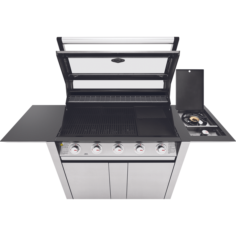 BeefEater 1600S Series - 5 Burner BBQ & Side Burner Trolley (BMG1651SBE 5060912591381)