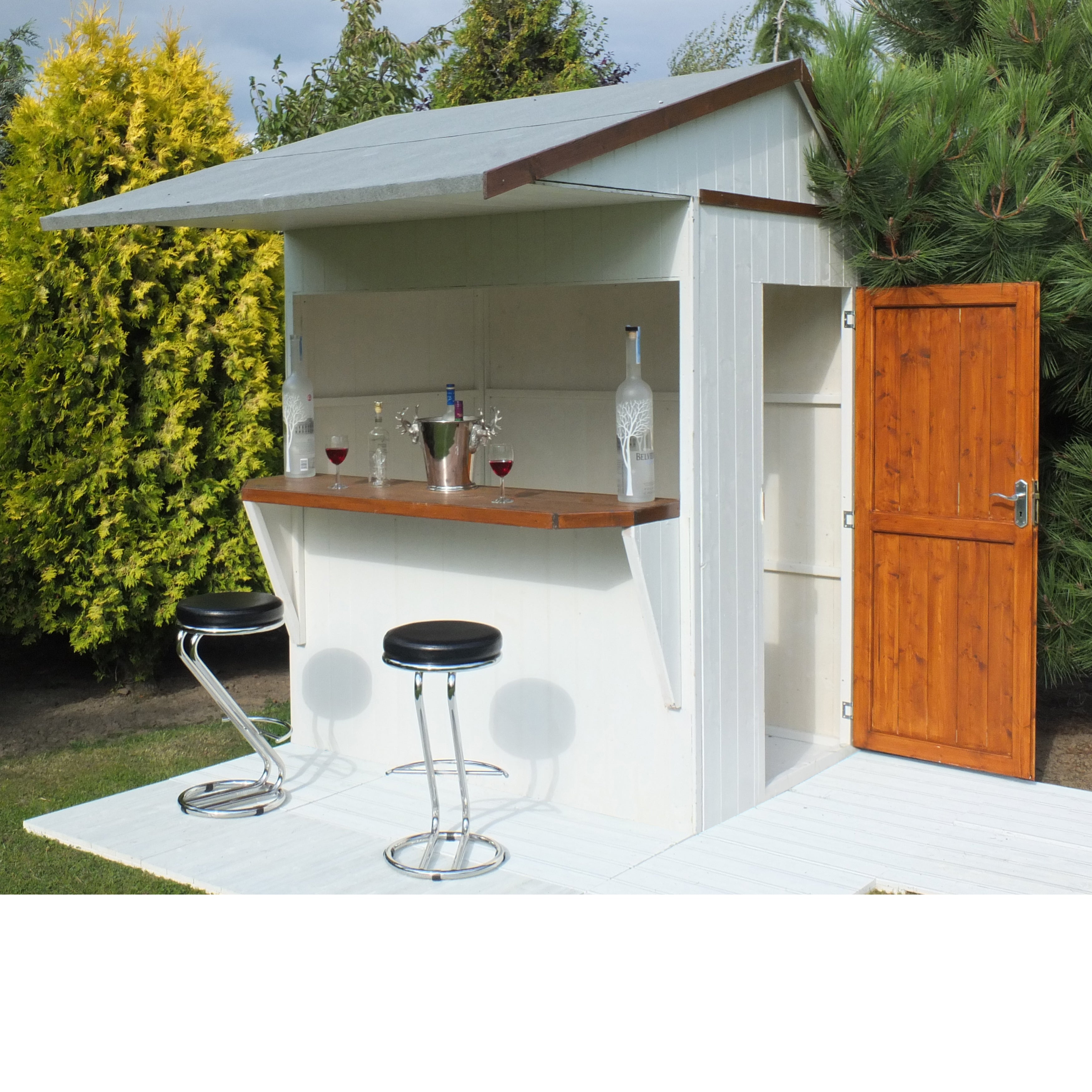 Shire Bar Apex Summerhouse (6x4) BARS0604DSL-1AA 5019804118939040 - Outside Store