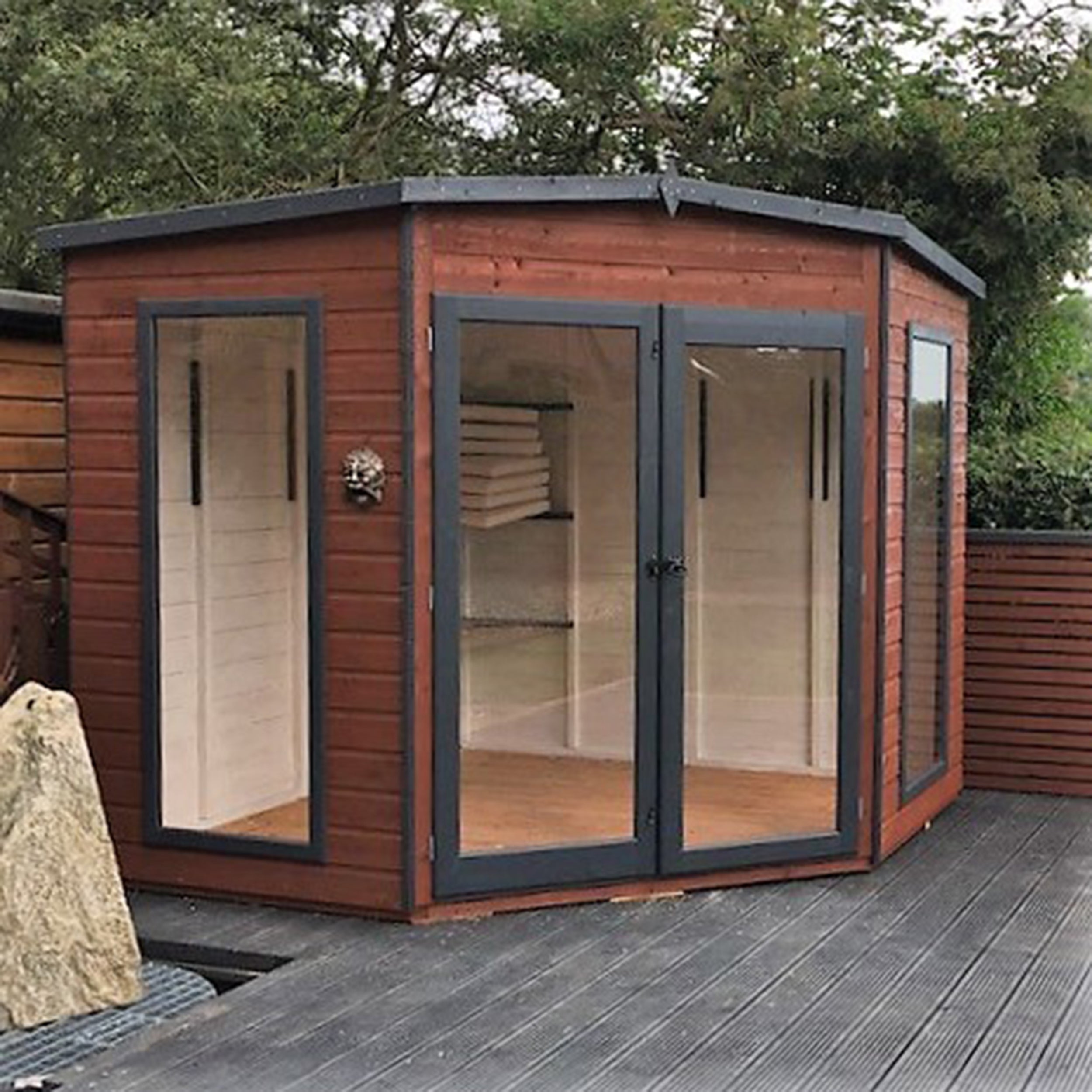 Shire Barclay Summerhouse (8x8) BARC0808DSL-1AA 5060437987225 - Outside Store