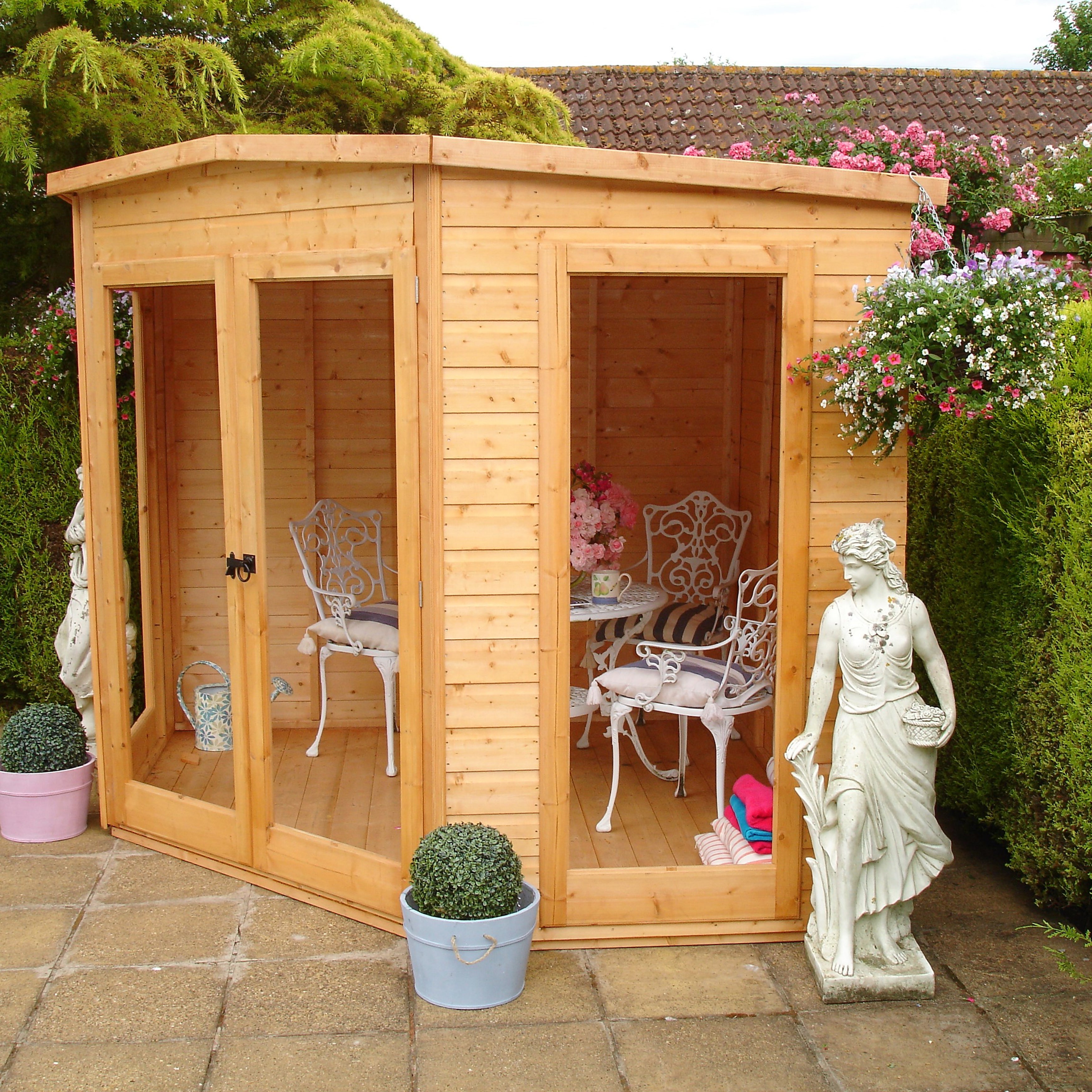 Shire Barclay Summerhouse (8x8) BARC0808DSL-1AA 5060437987225 - Outside Store