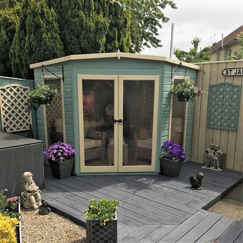 Shire Barclay Summerhouse (8x8) BARC0808DSL-1AA 5060437987225 - Outside Store