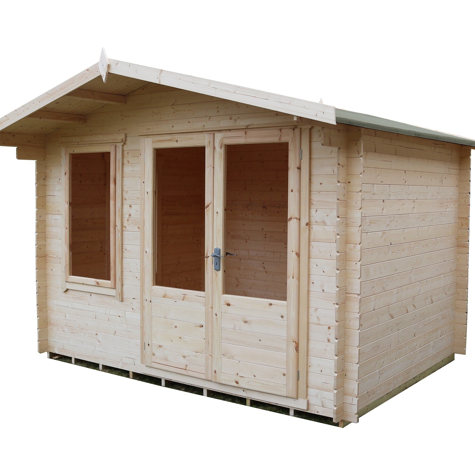 Shire Berryfield 19mm Log Cabin (11x8) BERR1108L19-1AA 5060437984514 - Outside Store