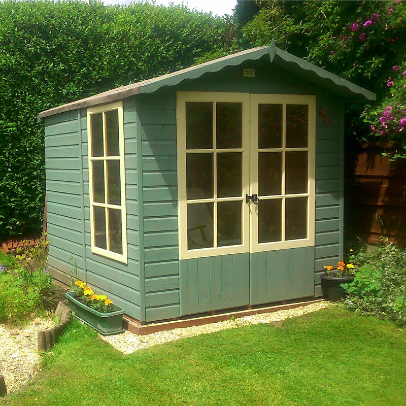 Shire Buckingham Pressure Treated Summerhouse (7x5) BUCK0707PSL-1AA 5060490133430