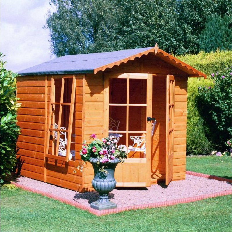 Shire Buckingham Pressure Treated Summerhouse (7x5) BUCK0707PSL-1AA 5060490133430