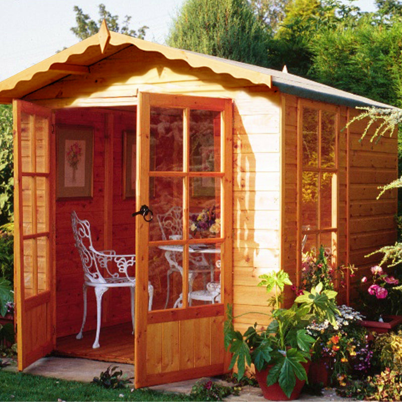 Shire Buckingham Pressure Treated Summerhouse (7x5) BUCK0707PSL-1AA 5060490133430