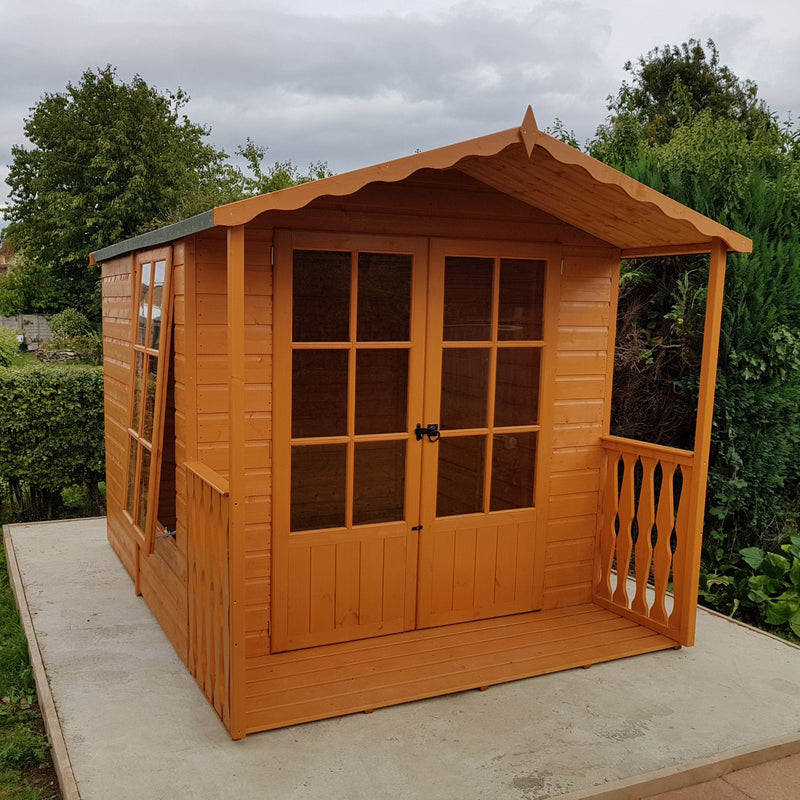 Shire Buckingham Pressure Treated Summerhouse (7x5) BUCK0707PSL-1AA 5060490133430