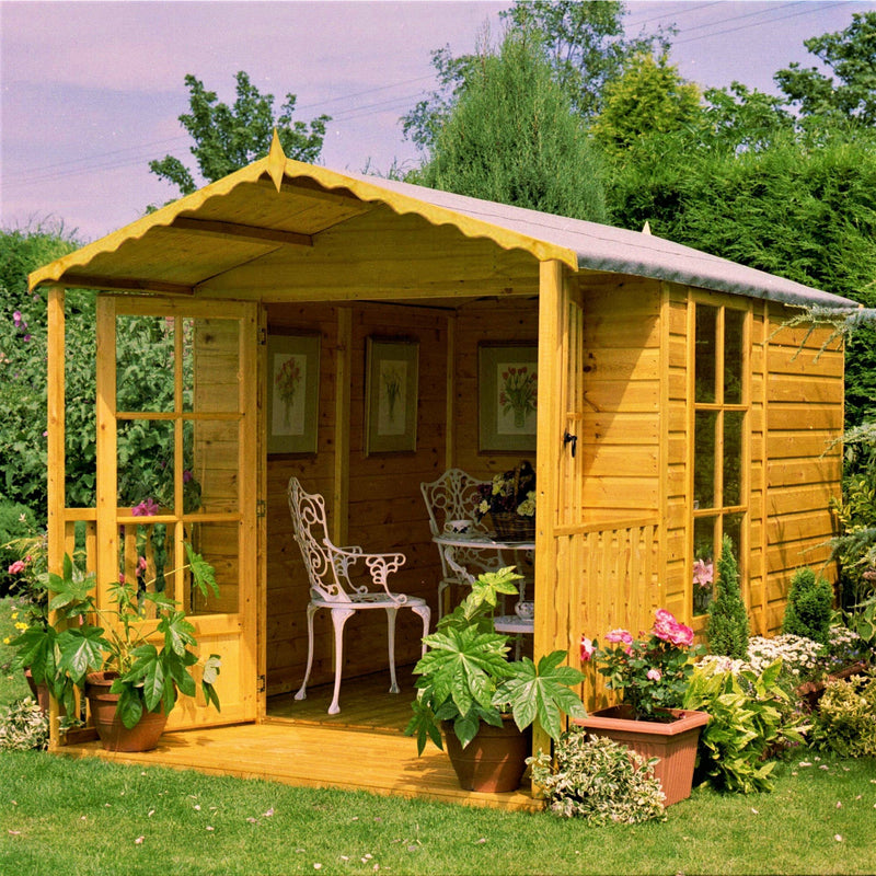 Shire Buckingham Pressure Treated Summerhouse (7x5) BUCK0707PSL-1AA 5060490133430