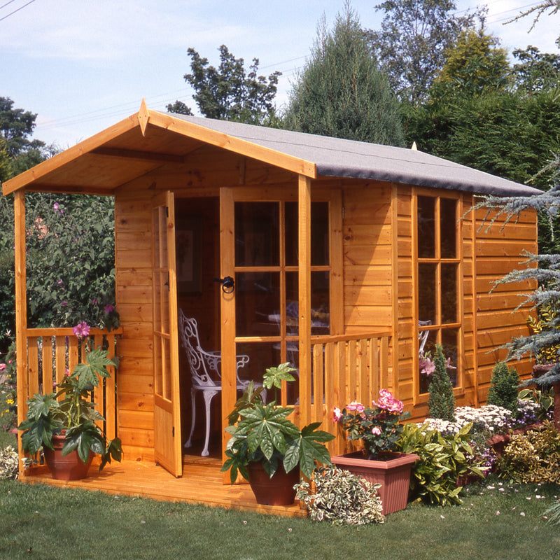 Shire Buckingham Pressure Treated Summerhouse (7x5) BUCK0707PSL-1AA 5060490133430