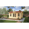 Eurowood (Eurovudas) Clockhouse Log Cabin 4x3m (13x10), 44mm - Outside Store