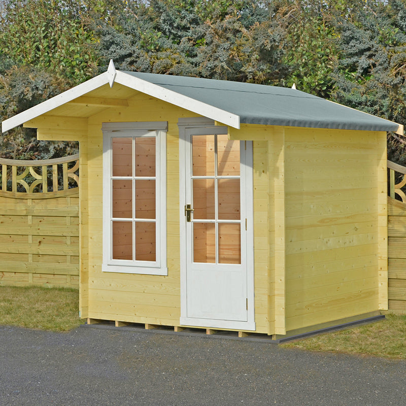 Shire Crinan 19mm Log Cabin (8x8) CRIN0808L19-1AA 5060437988796 - Outside Store