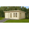 Eurowood (Eurovudas) Dover Log Cabin 6x4m (20x13), 44mm - Outside Store